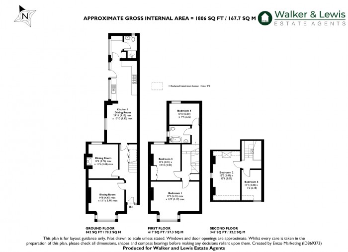 Floorplan for Lancaster Villas Merthyr Tydfil CF47 8SN