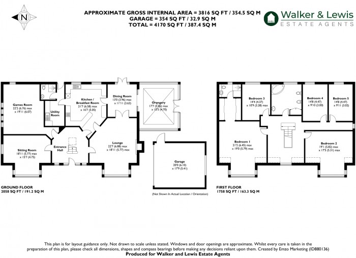 Floorplan for Westwood House, Mountain Hare, Merthyr Tydfil, Mid Glamorgan