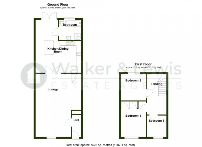 Floorplan for Parfitt Terrace, Twyn, Merthyr Tydfil , CF47 9PL