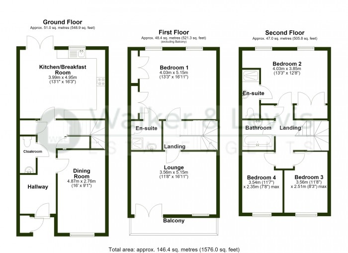 Floorplan for Nightingale Gardens, Church Village, Pontypridd, Rhondda Cynon Taf