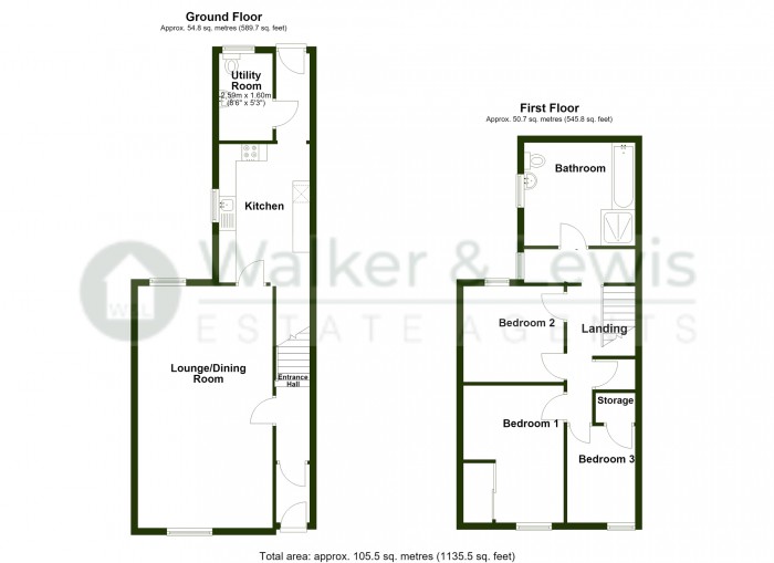 Floorplan for Bryn Street, Merthyr Tydfil, CF47 0TG