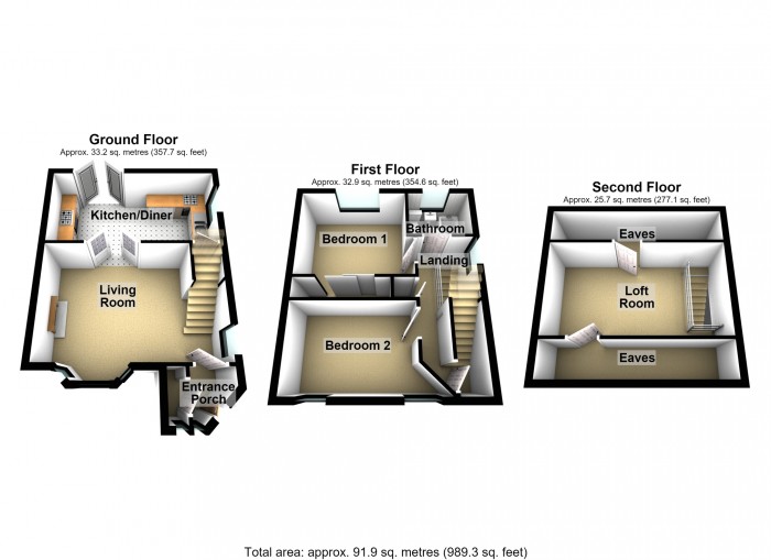 Floorplan for Heol Scwrfa, Swansea Road, Merthyr Tydfil, Merthyr Tydfil