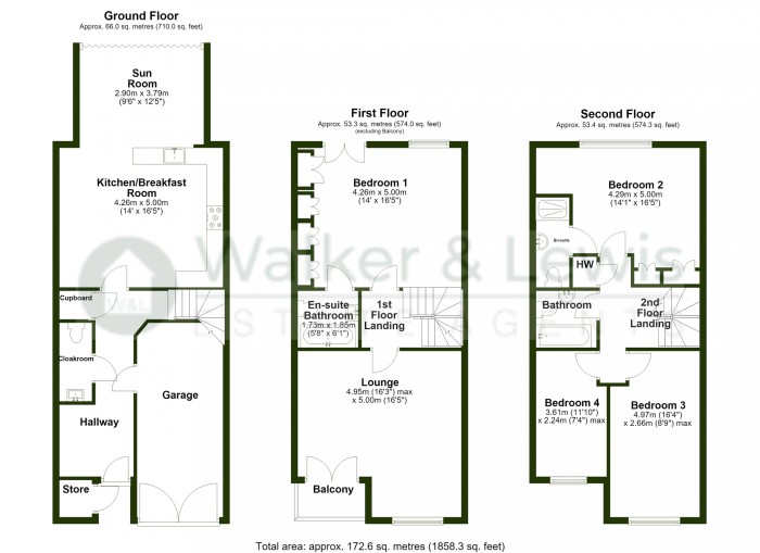 Floorplan for Aneurin Bevan Drive, Pentre'R Eglwys, Pontypridd, Rhondda Cynon Taf