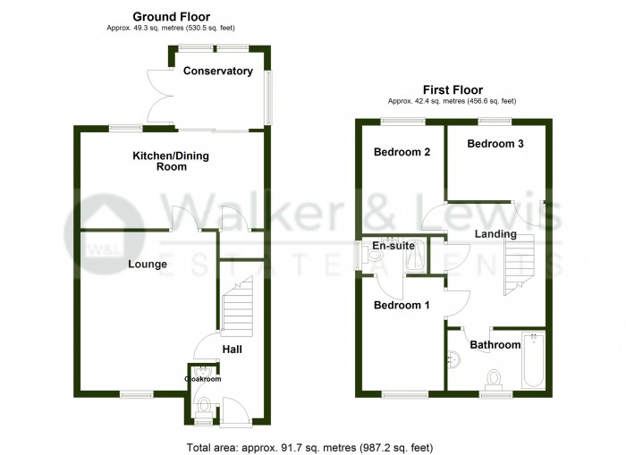 Floorplan for Incline Top, Merthyr Tydfil, CF47 0GF