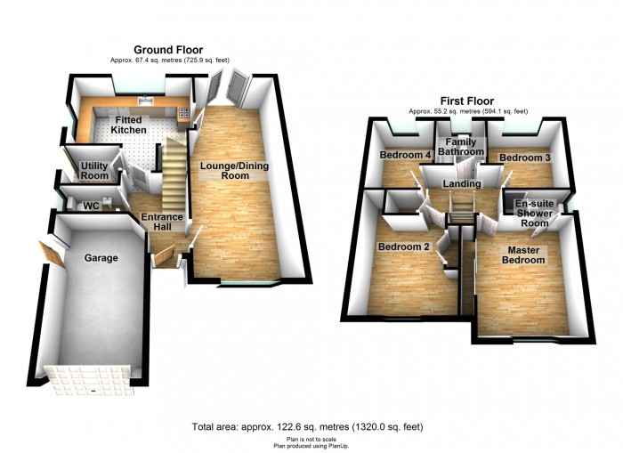 Floorplan for Dan Y Parc View, Incline Top, Merthyr Tydfil, CF47 0GF