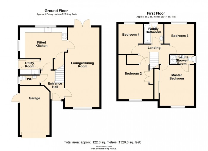 Floorplan for Dan Y Parc View, Incline Top, Merthyr Tydfil, CF47 0GF