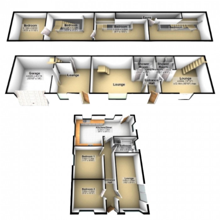 Floorplan for Stable Yard, Merthyr Tydfil, CF48 3LG