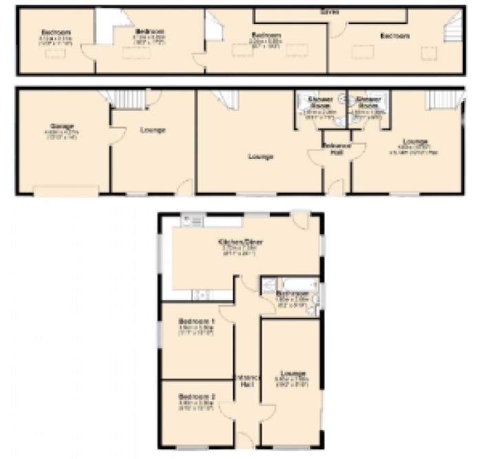 Floorplan for Stable Yard, Merthyr Tydfil, CF48 3LG