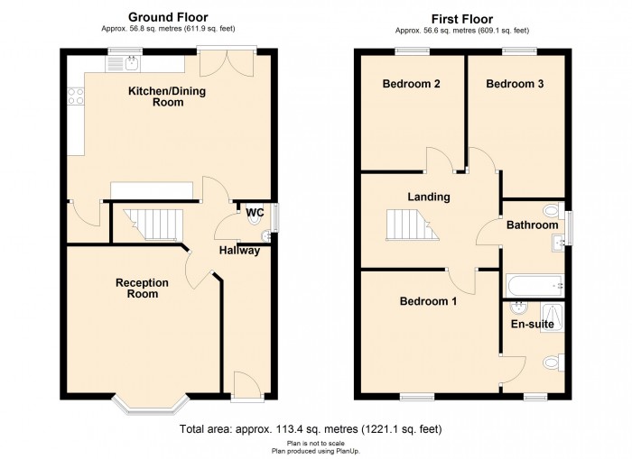 Floorplan for Pen Y Dyffryn, Swansea Road, Merthyr Tydfil, CF48 1PL