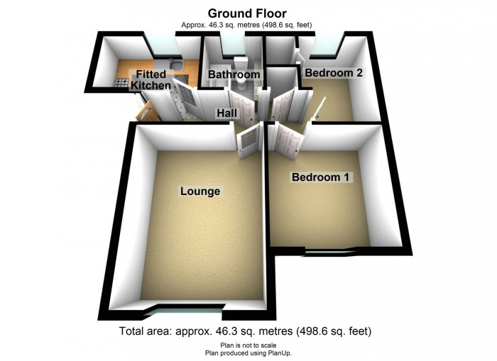 Floorplan for Meadow Hill, Church Village, Pontypridd, CF38 1RX