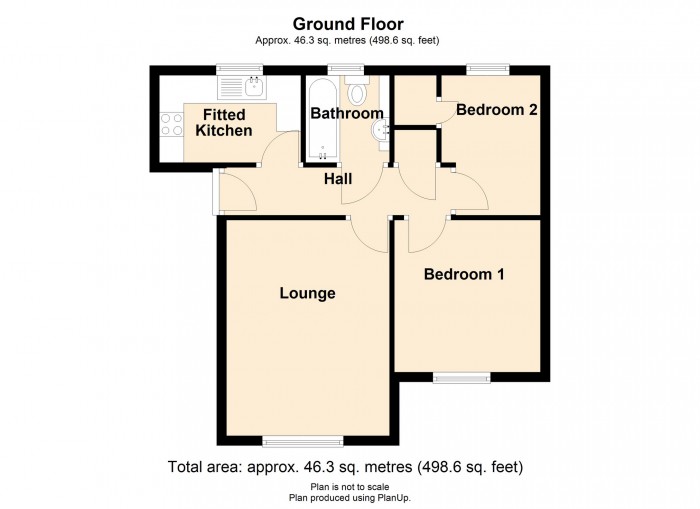 Floorplan for Meadow Hill, Church Village, Pontypridd, CF38 1RX