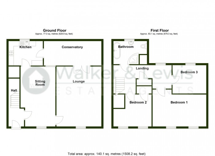 Floorplan for Heolgerrig, Merthyr Tydfil, CF48 1SB
