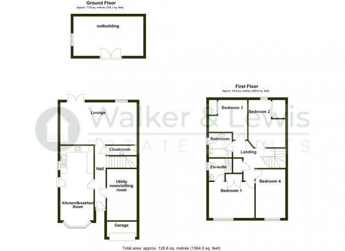 Floorplan for Cwrt Bevan, Merthyr Tydfil, CF47 0AQ