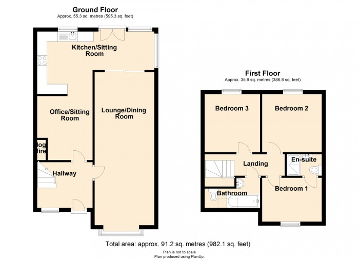 Floorplan for Llewellyn Street, Merthyr Tydfil, CF47 8SR