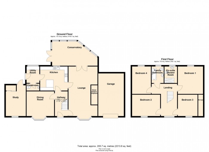 Floorplan for Winchfawr Park, Heolgerrig, Merthyr Tydfil, CF48 1TL