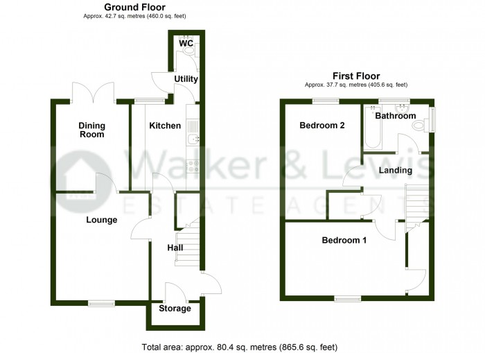Floorplan for Bro Dawel, Merthyr Tydfil, CF47 0YU