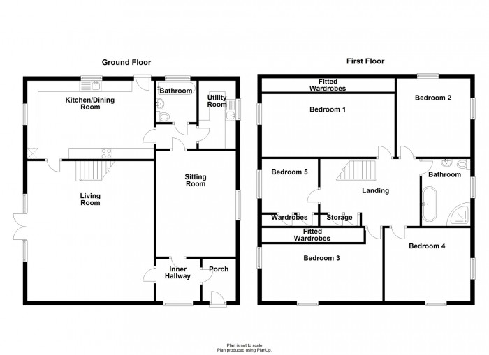 Floorplan for Mardy Street, Merthyr Tydfil, CF47 0LD