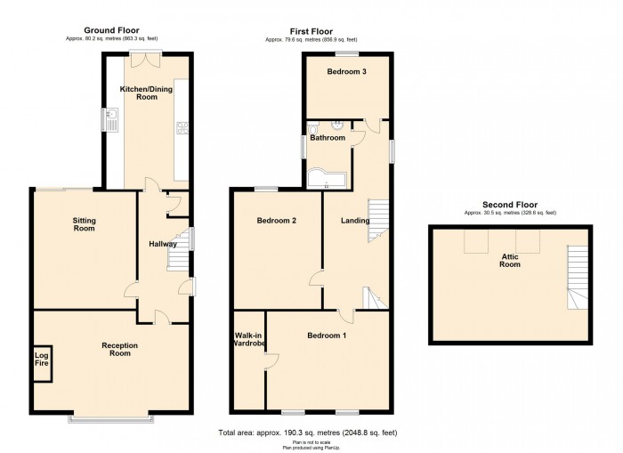 Floorplan for The Parade, Merthyr Tydfil, CF47 0ET