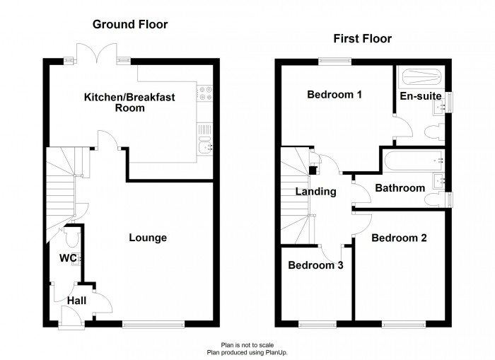 Floorplan for Ffordd Y Friallen, Llantwit Fardre CF38 2FH