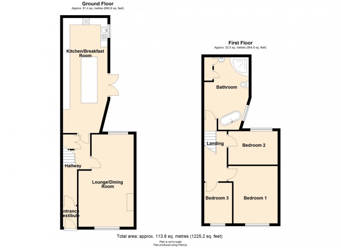 Floorplan for New Castle Street, Merthyr Tydfil, CF47 0BH