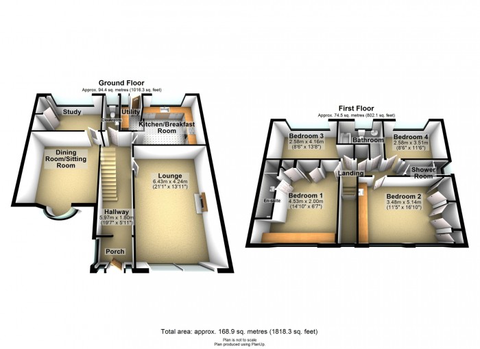 Floorplan for The Coppice, Tonteg CF38 1TH