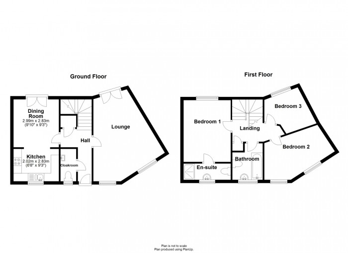 Floorplan for Dyffryn Y Coed, Church Village CF38 1PJ