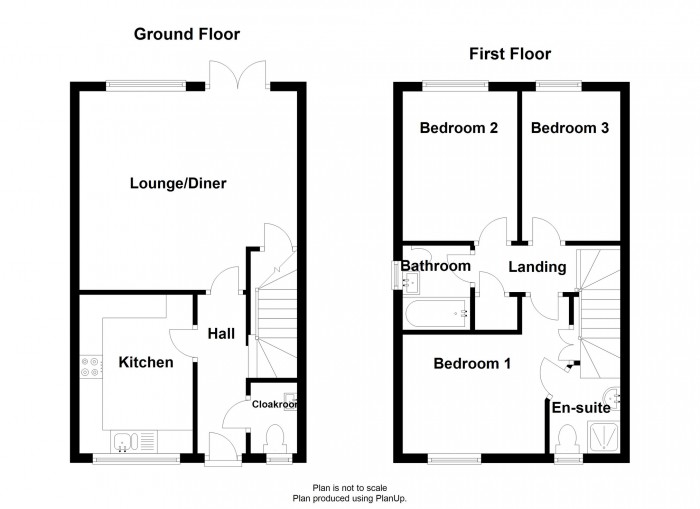 Floorplan for Dyffryn Y Coed, Church Village CF38 1PQ