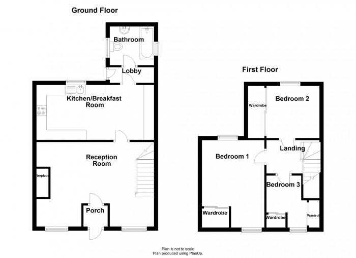 Floorplan for Pleasant View, Merthyr Tydfil, CF47 8TD