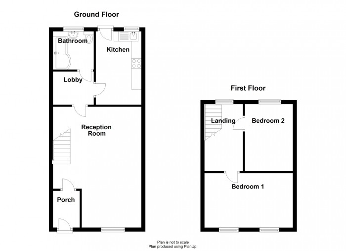 Floorplan for Brook Street, Blaenrhondda, Treorchy, CF42 5SA