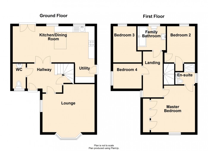 Floorplan for Heather Court, Quakers Yard, Treharris, CF46 5RP