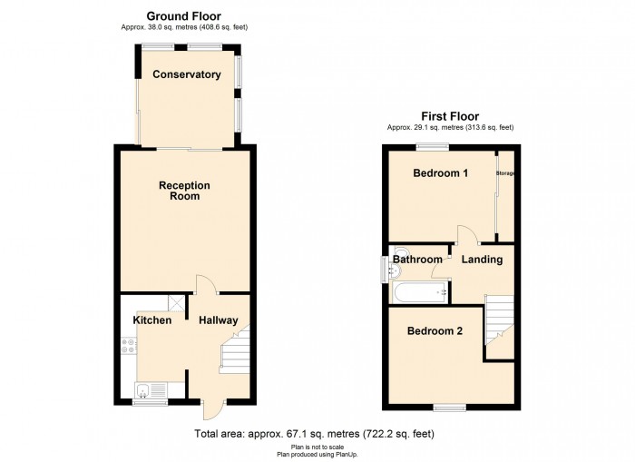 Floorplan for Penyfan View, Merthyr Tydfil, CF47 9BX