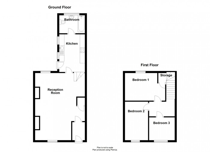 Floorplan for Williams Terrace, Merthyr Tydfil, CF47 0PH