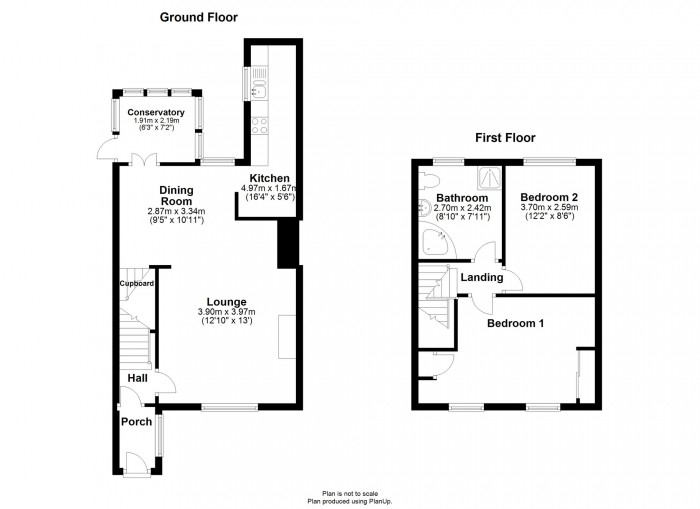 Floorplan for Sycamore Street, Rhydyfelin, Pontypridd CF37 5NA