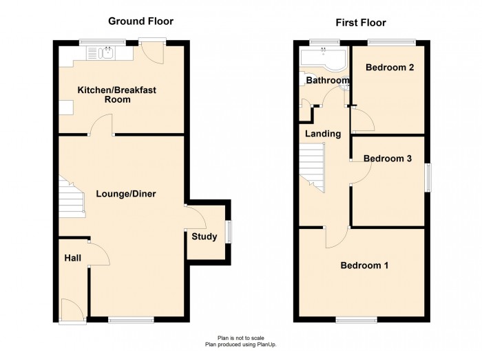 Floorplan for Grove Cottage, Main Road, Llantwit Fardre, Pontypridd CF38 2EY