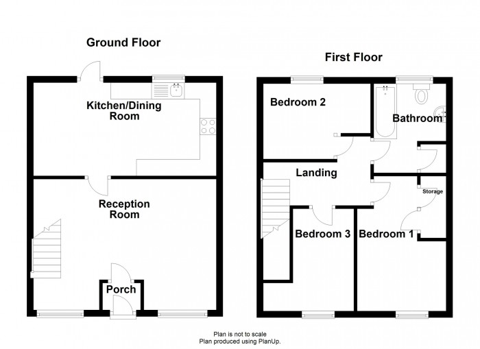 Floorplan for High Street, Cefn Coed, Merthyr Tydfil, CF48 2PG