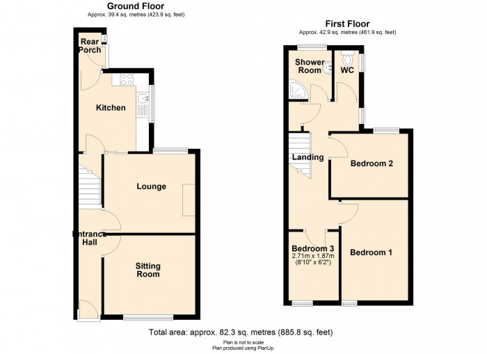 Floorplan for Highland View, Merthyr Tydfil