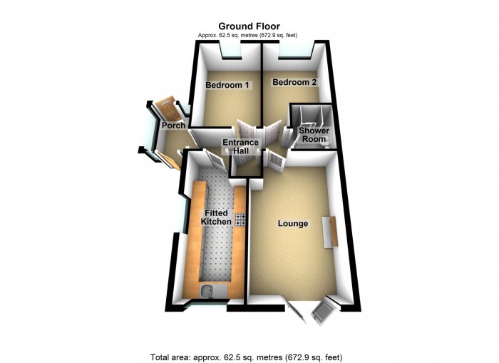 Floorplan for Conway Grove, Merthyr Tydfil