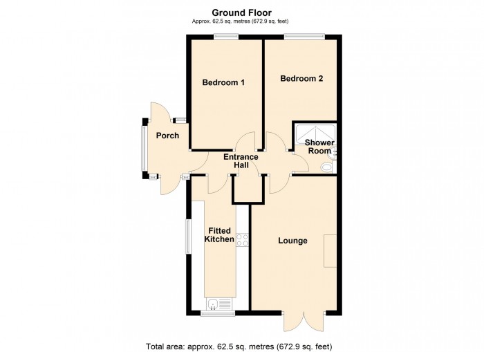 Floorplan for Conway Grove, Merthyr Tydfil