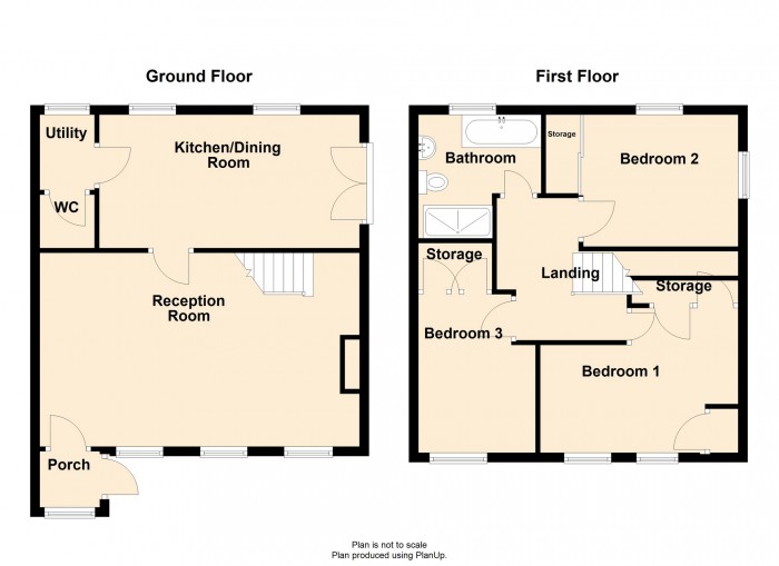 Floorplan for Pant Road, Dowlais, Merthyr Tydfil, CF48 3SH