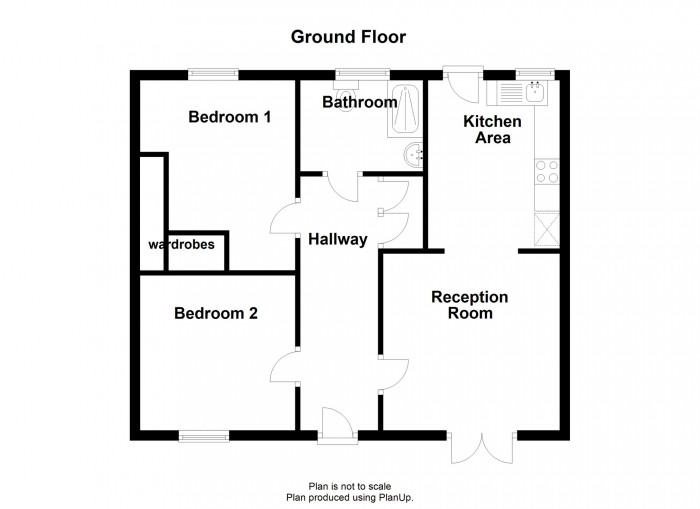 Floorplan for Phillips Walk, Rhymney, Tredegar, Caerhilly, NP22 5BW