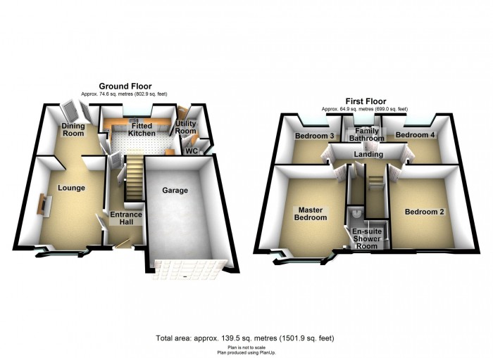 Floorplan for Pen Y Dyffryn, Swansea Road, Merthyr Tydfil