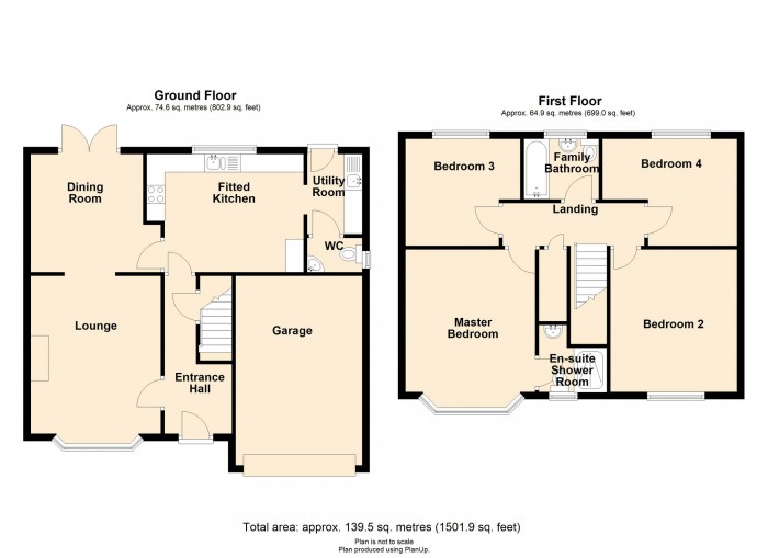 Floorplan for Pen Y Dyffryn, Swansea Road, Merthyr Tydfil