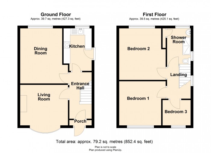 Floorplan for Cotham, Heol-y-Mynydd, Cefn Coed, Merthyr Tydfil