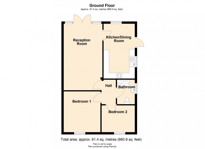 Floorplan for Caernarvon Grove, Merthyr Tydfil, CF48 1JS