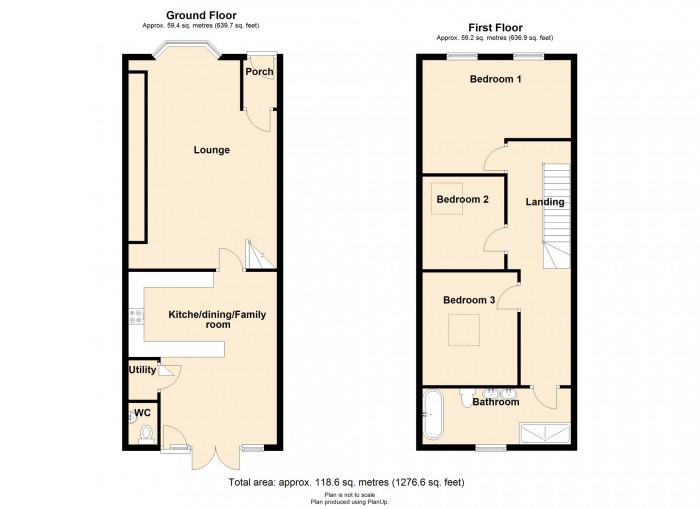 Floorplan for Cromwell Street, Merthyr Tydfil, CF47 8RY