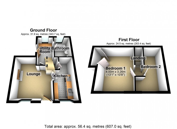 Floorplan for Swansea Road, Clwydyfagwyr, Merthyr Tydfil