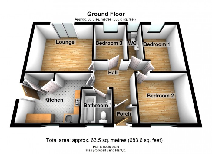 Floorplan for Brynamlwg, Penrhys Road, Ystrad, Pentre