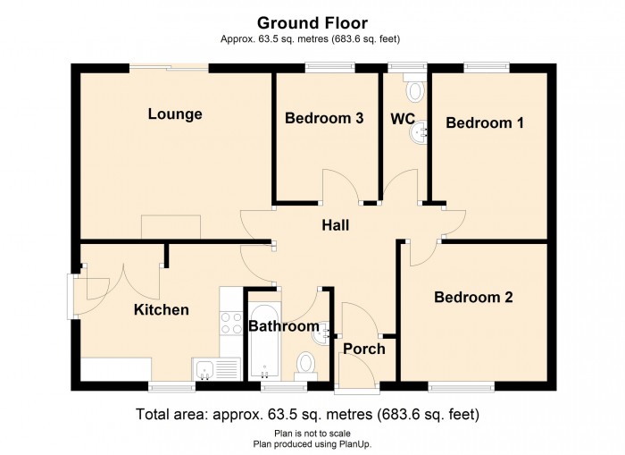 Floorplan for Brynamlwg, Penrhys Road, Ystrad, Pentre