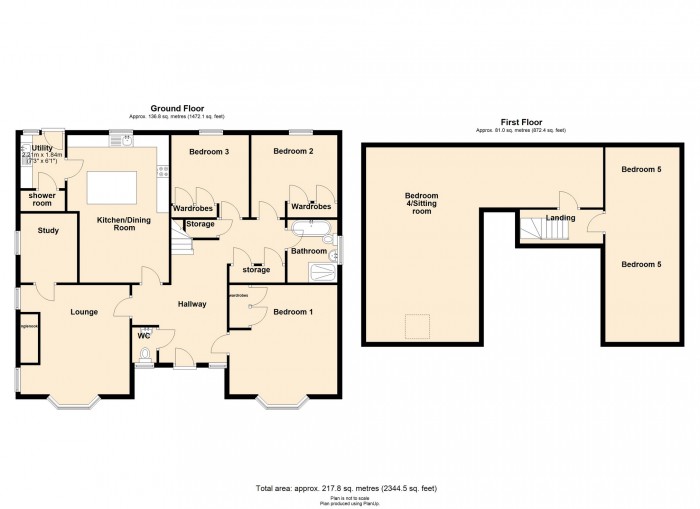 Floorplan for Hafan Dawel, Swansea Road, Merthyr Tydfil, CF48 1HN