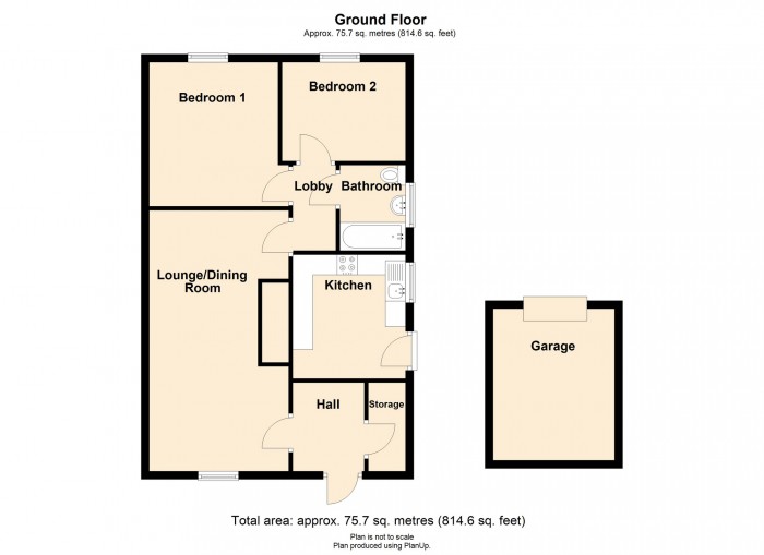 Floorplan for Caernarvon Grove, Castle Park , Merthyr Tydfil, CF48 1JS,